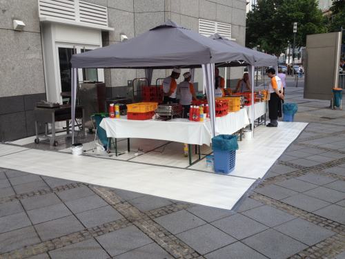 Abdeckkarton weiss 65m Länge eventBASICS